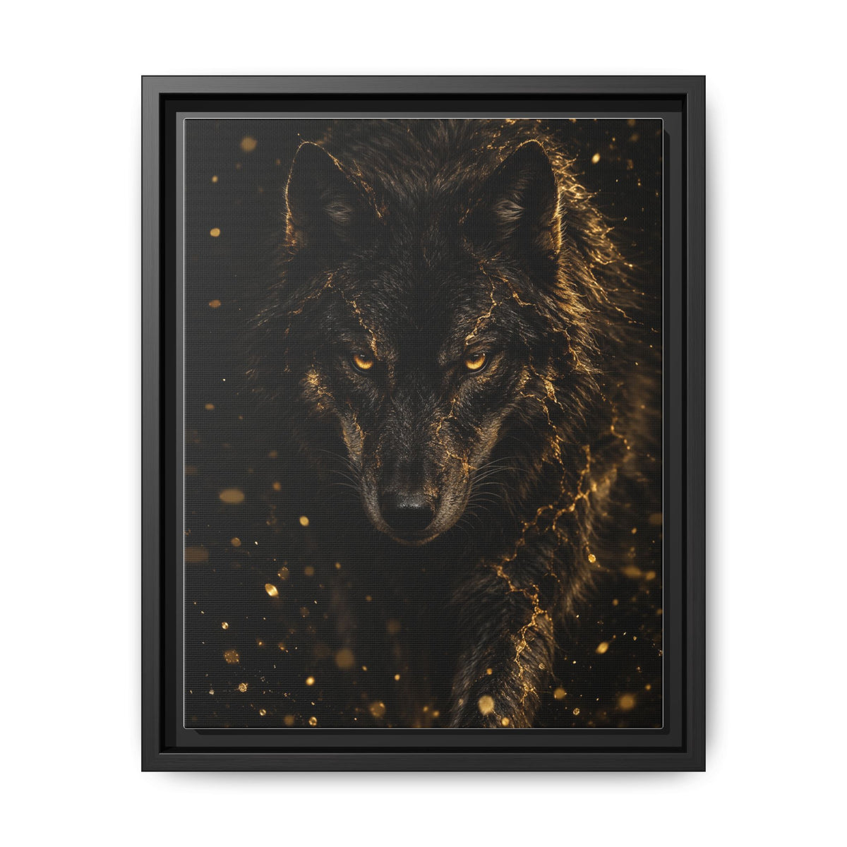 Lupus Aureus · Framed Canvas