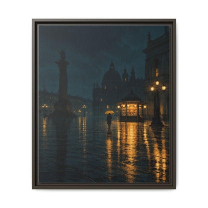 Small Hours · Framed Canvas