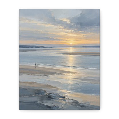 Silver Estuary · Frameless Canvas