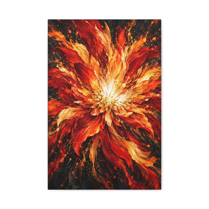 Phoenix Bloom · Frameless Canvas