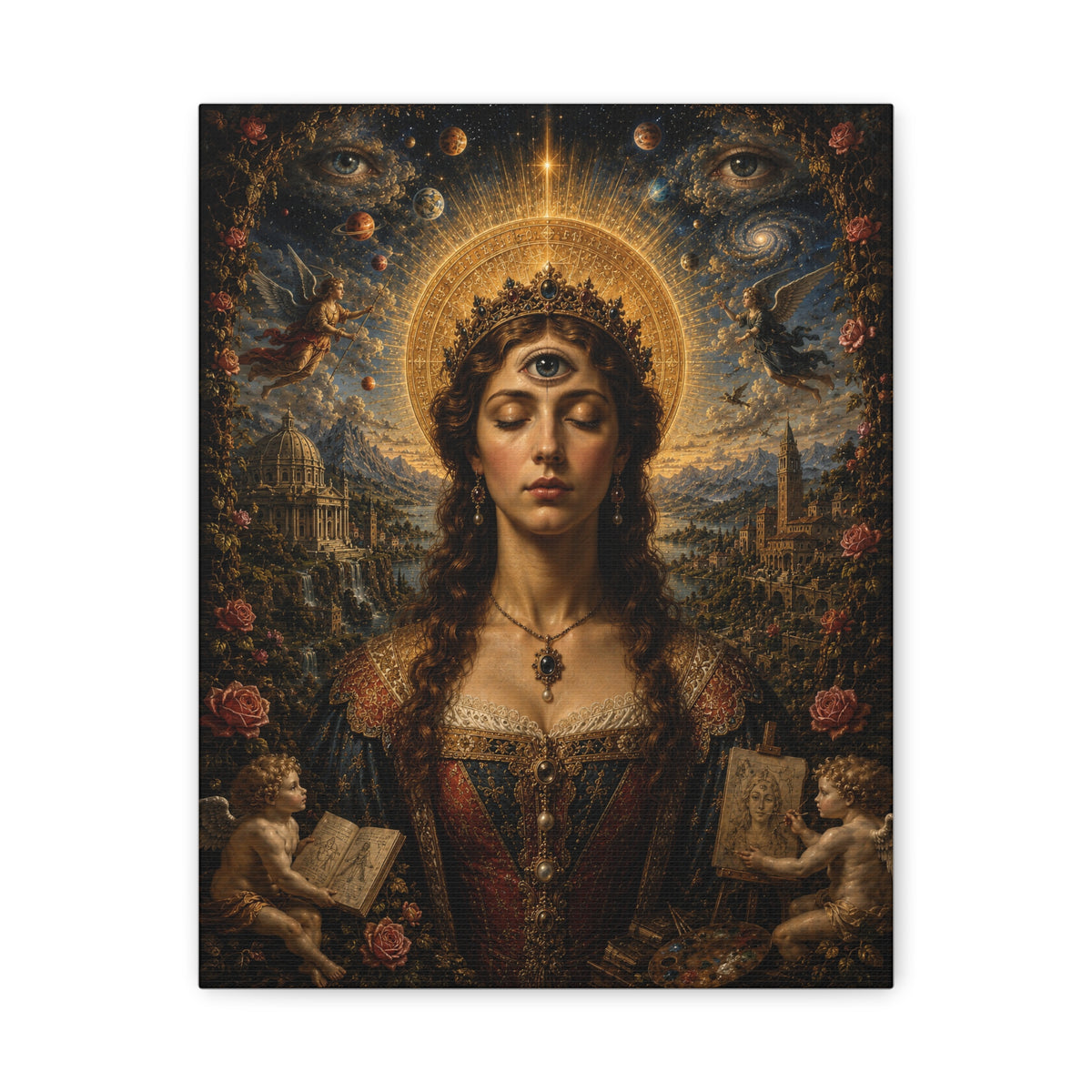 The Awakening of Celestia · Frameless Canvas
