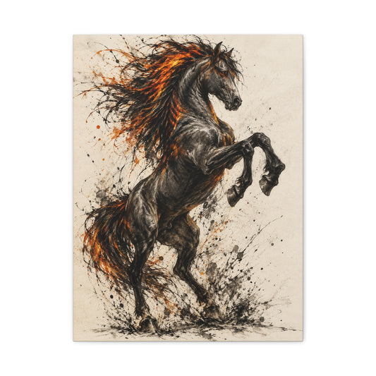 Equus Ignis · Frameless Canvas