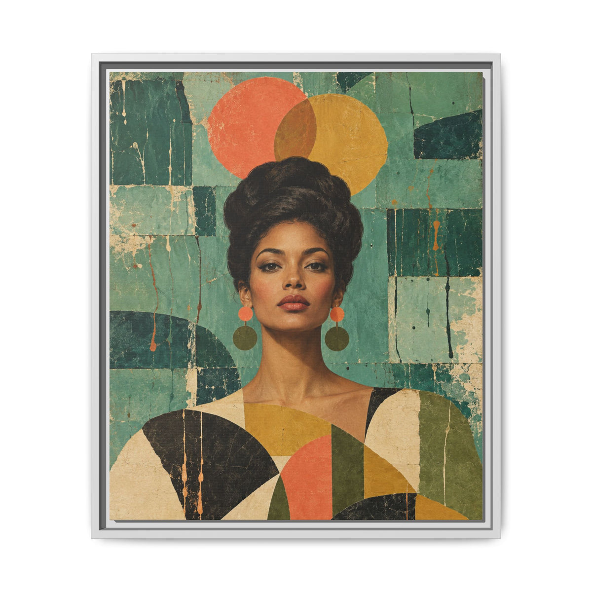 Coral Equinox · Framed Canvas
