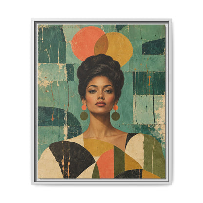 Coral Equinox · Framed Canvas