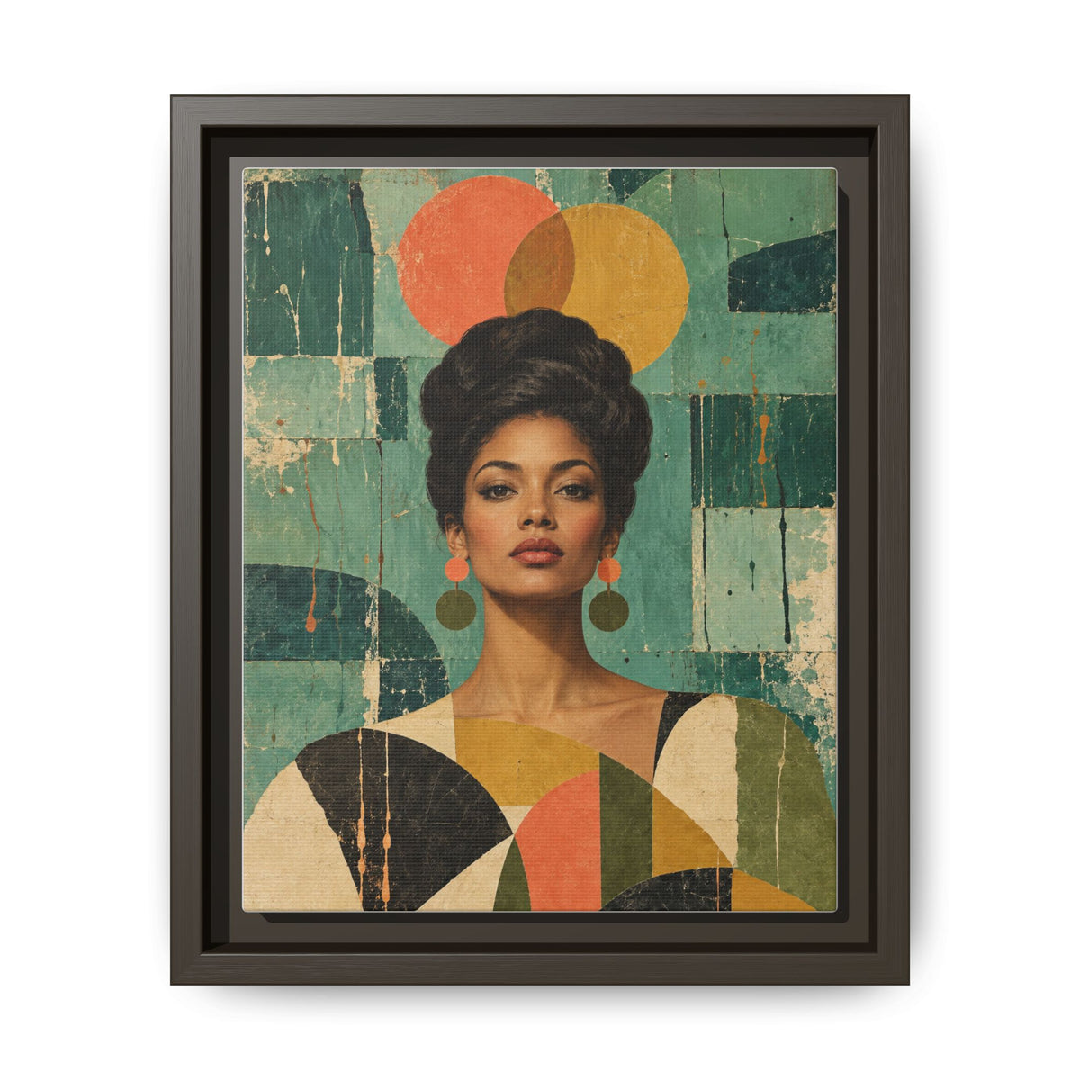Coral Equinox · Framed Canvas