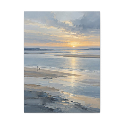 Silver Estuary · Frameless Canvas
