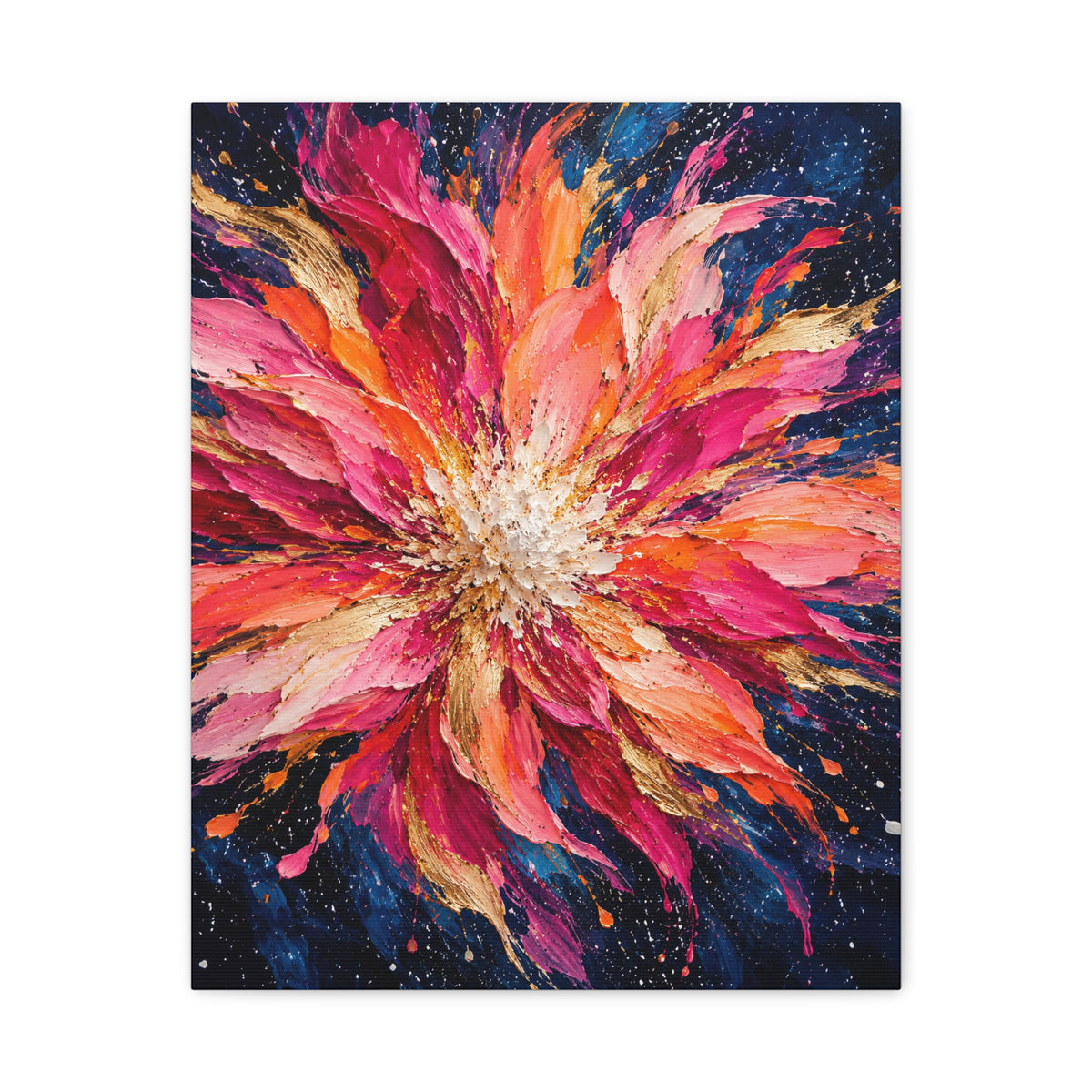 Supernova Bloom · Frameless Canvas
