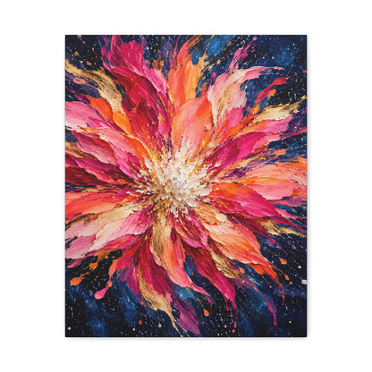 Supernova Bloom · Frameless Canvas