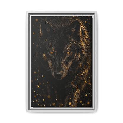 Lupus Aureus · Framed Canvas