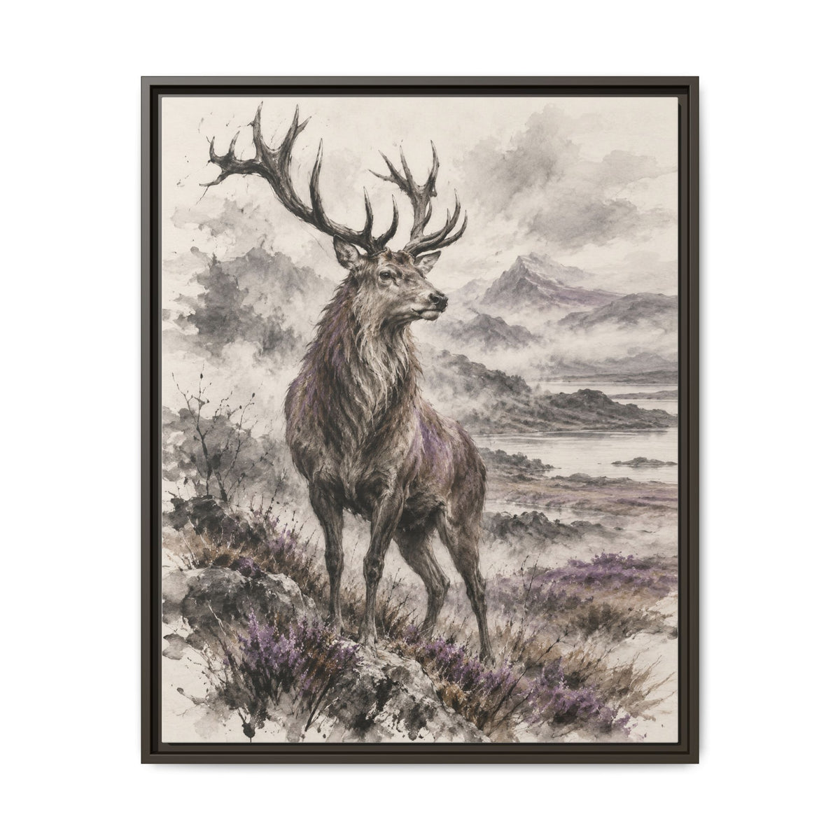Rex Montium · Framed Canvas