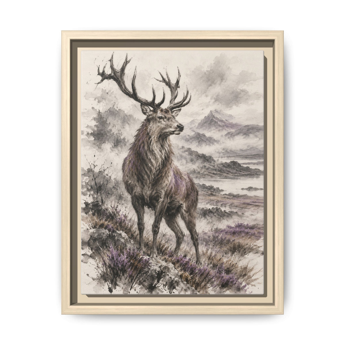 Rex Montium · Framed Canvas