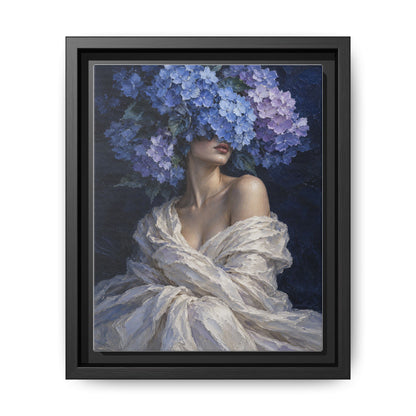 Hydrangea Blue · Framed Canvas
