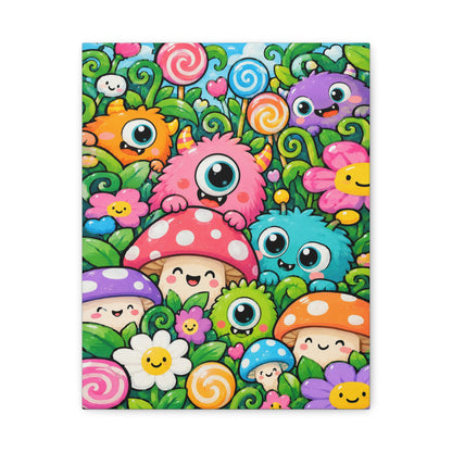 Monster Garden · Frameless Canvas