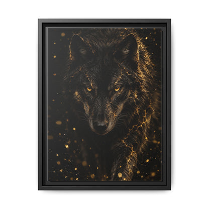 Lupus Aureus · Framed Canvas