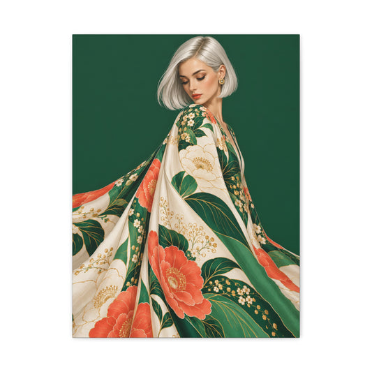 Jade Reverie · Frameless Canvas
