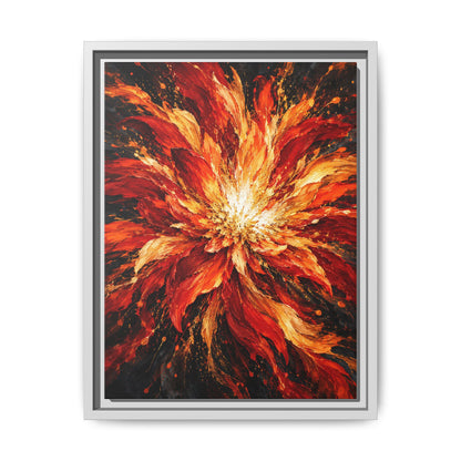 Phoenix Bloom · Framed Canvas