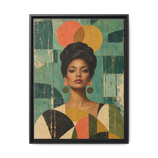 Coral Equinox · Framed Canvas