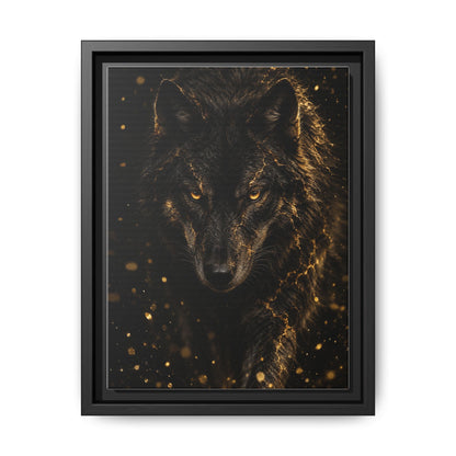 Lupus Aureus · Framed Canvas