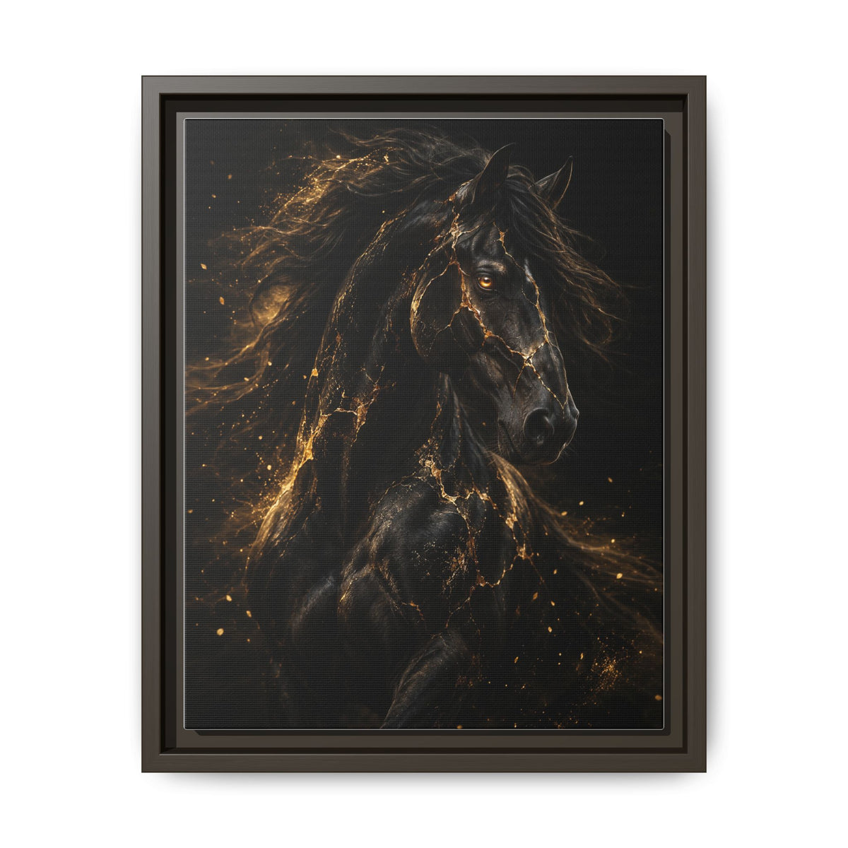 Equus Noctis · Framed Canvas