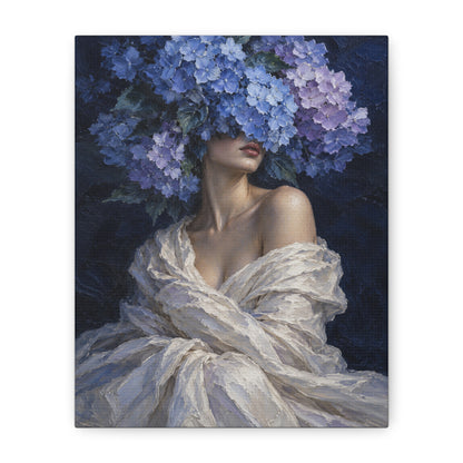 Hydrangea Blue · Frameless Canvas