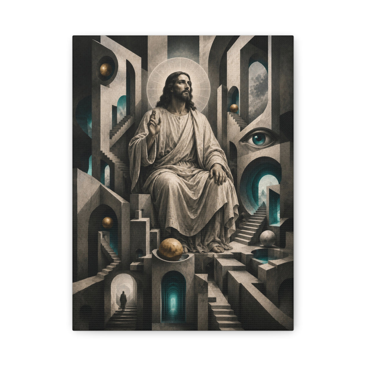 Scala Salvatoris · Frameless Canvas