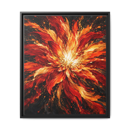 Phoenix Bloom · Framed Canvas