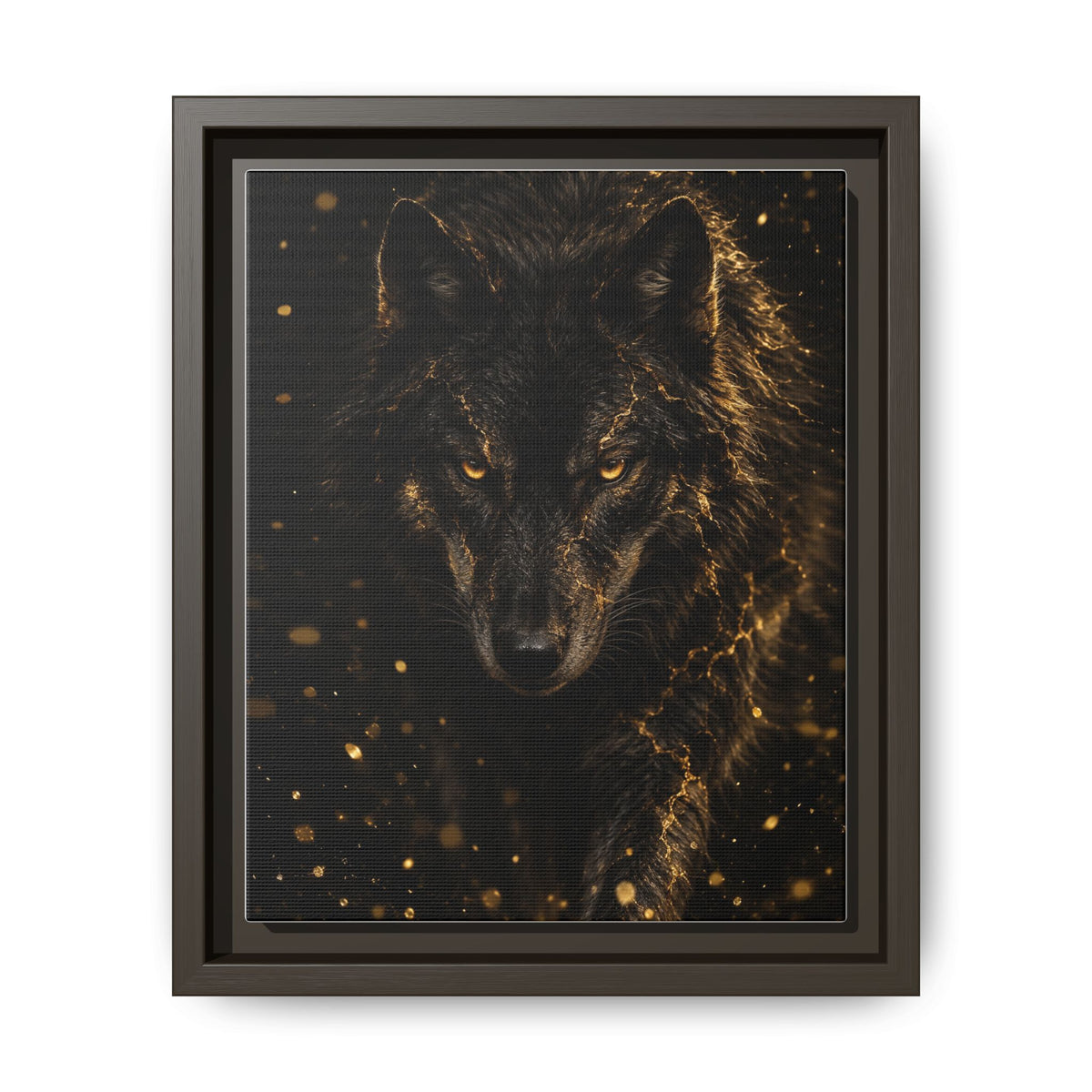 Lupus Aureus · Framed Canvas