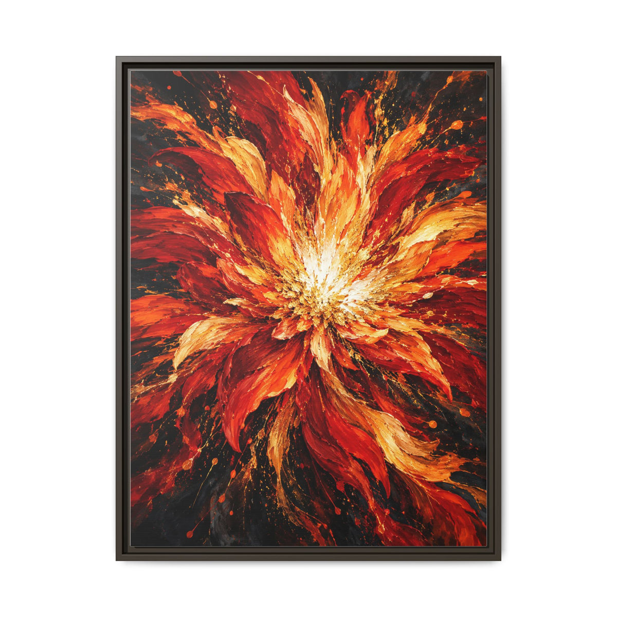 Phoenix Bloom · Framed Canvas