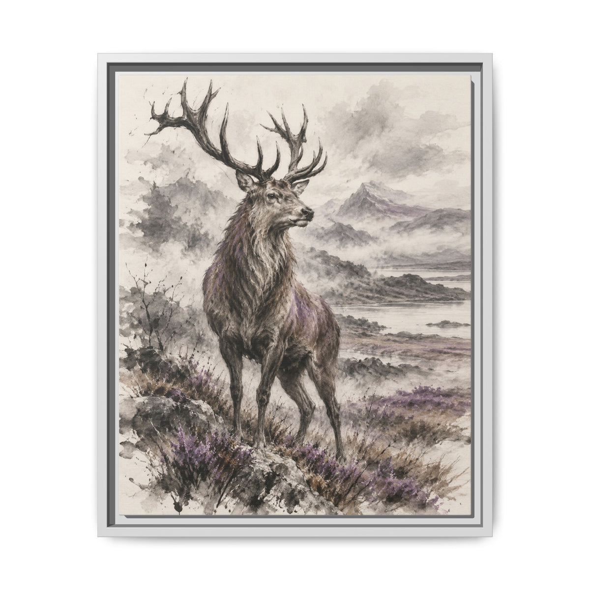 Rex Montium · Framed Canvas