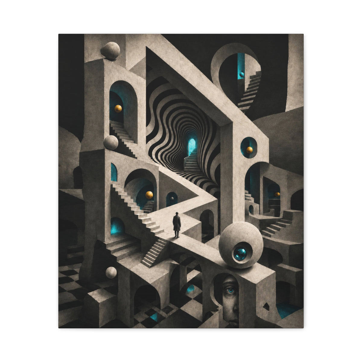 Apertura Mentis · Frameless Canvas