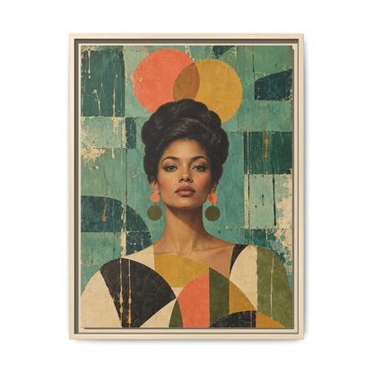 Coral Equinox · Framed Canvas