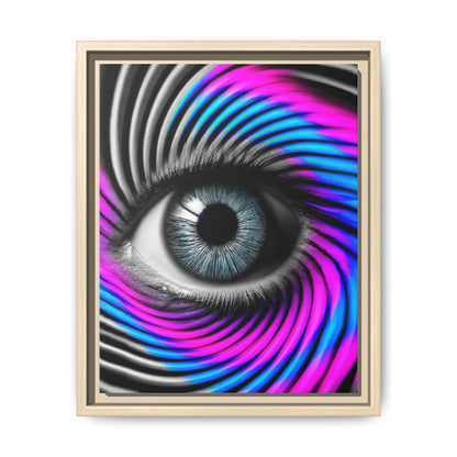 The Perception Vortex · Framed Canvas