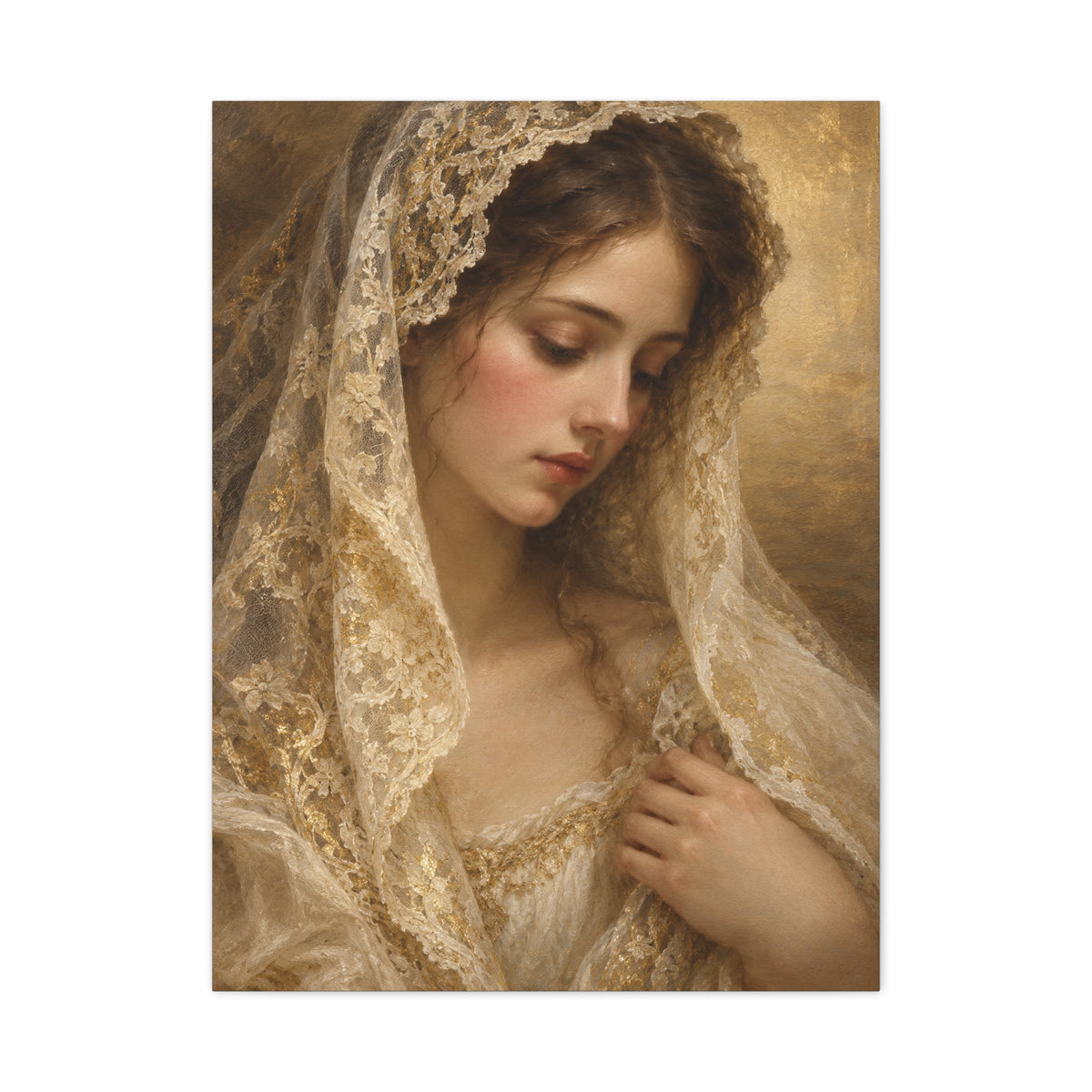 Dama di Pizzo · Frameless Canvas