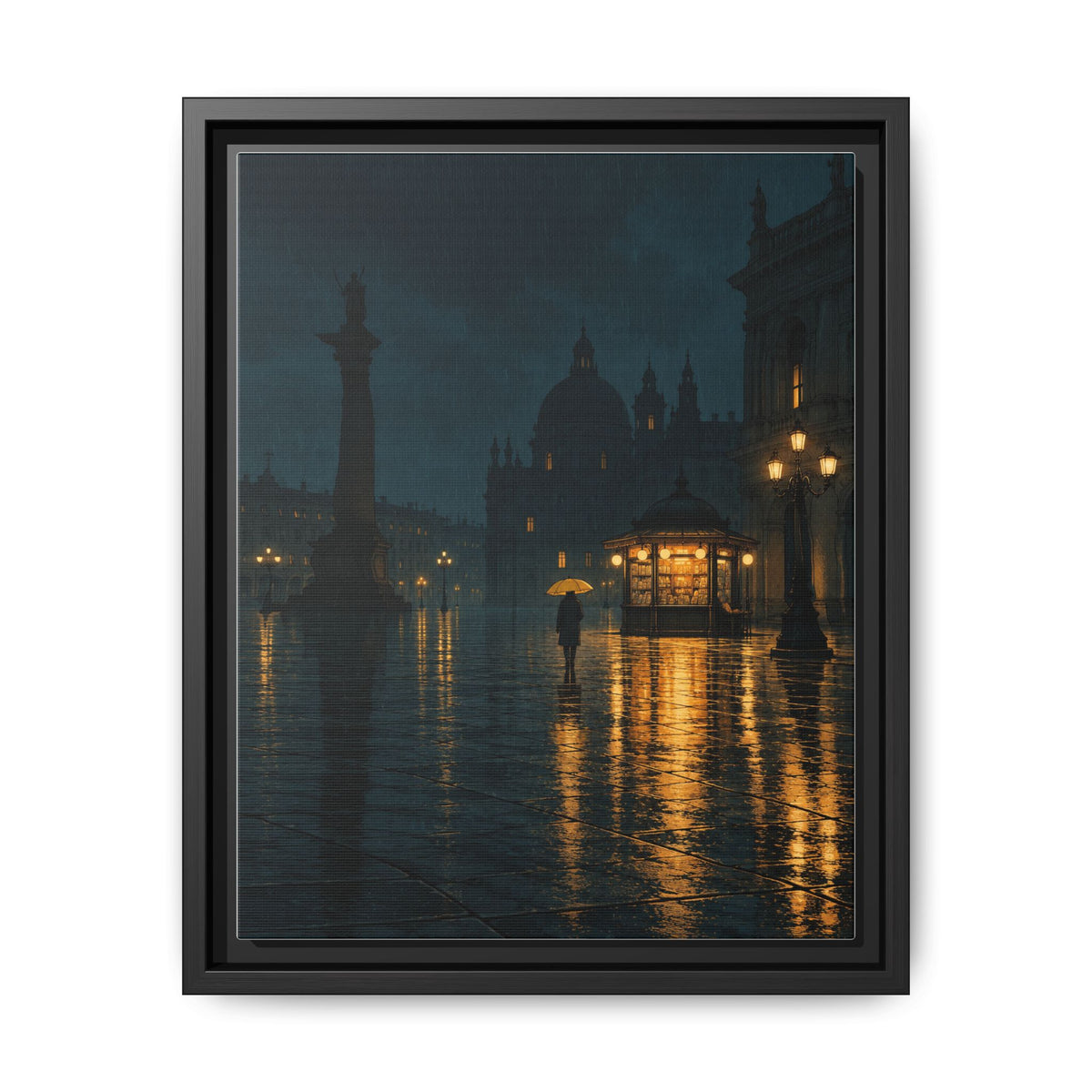 Small Hours · Framed Canvas