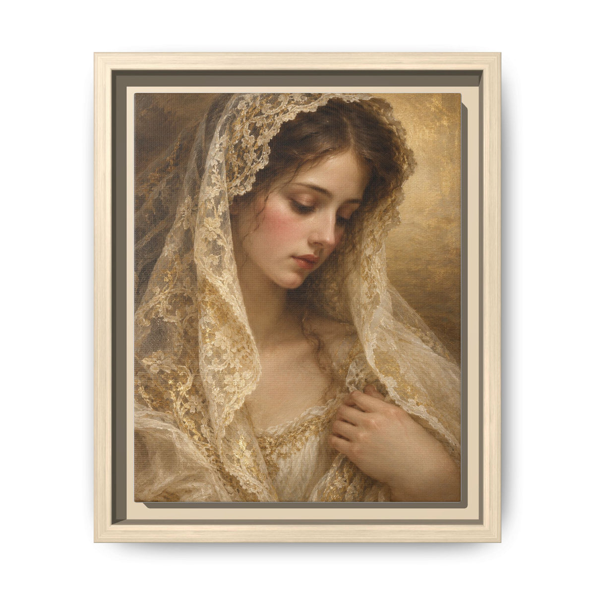 Dama di Pizzo · Framed Canvas
