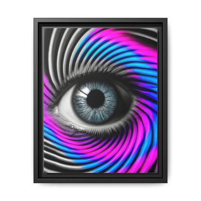 The Perception Vortex · Framed Canvas