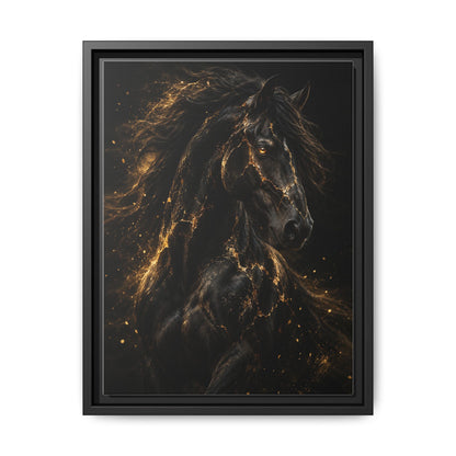 Equus Noctis · Framed Canvas