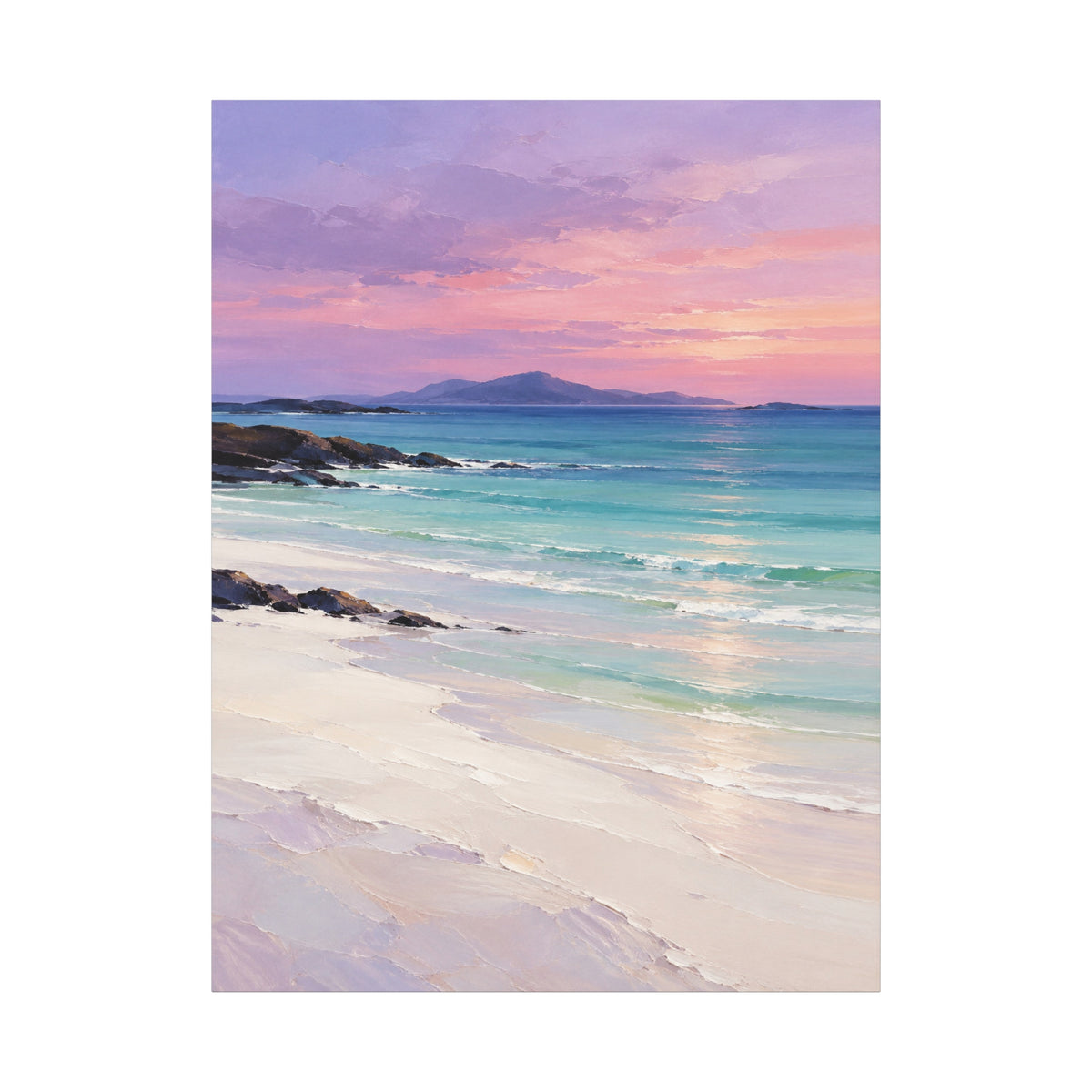 Hebridean Calm · Frameless Canvas