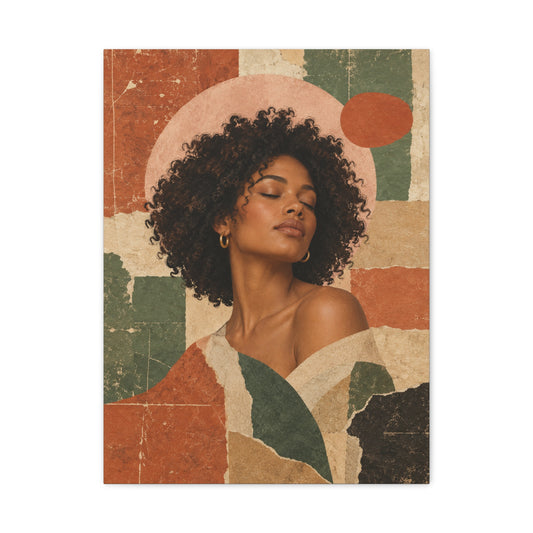 Terracotta Calm · Frameless Canvas