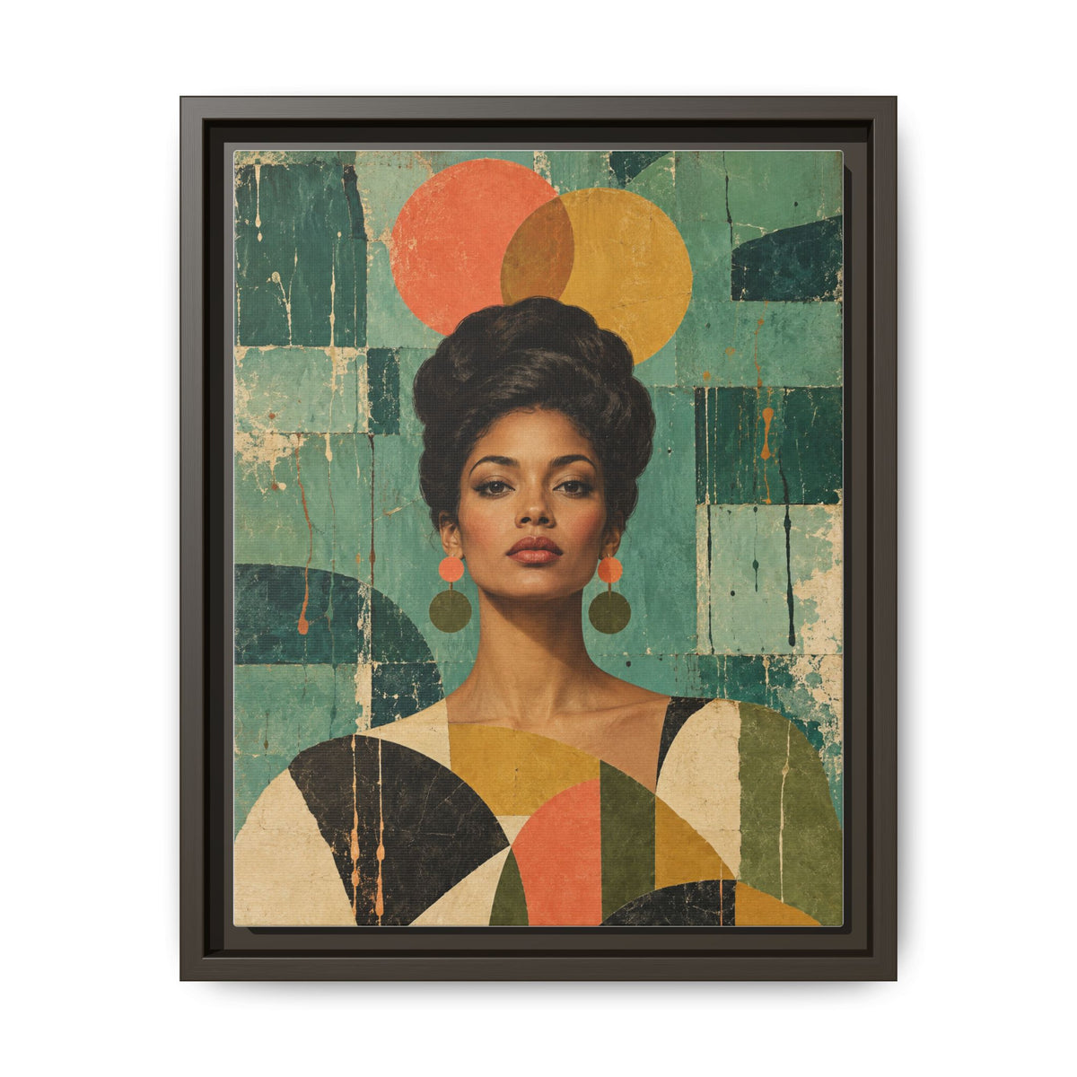 Coral Equinox · Framed Canvas
