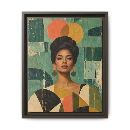 Coral Equinox · Framed Canvas
