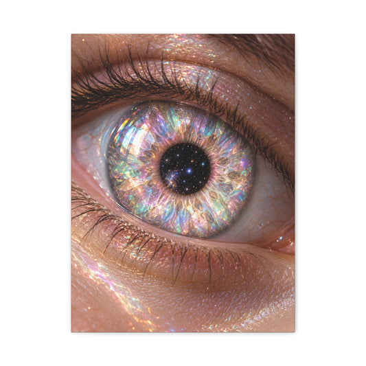 Opaline Iris · Frameless Canvas
