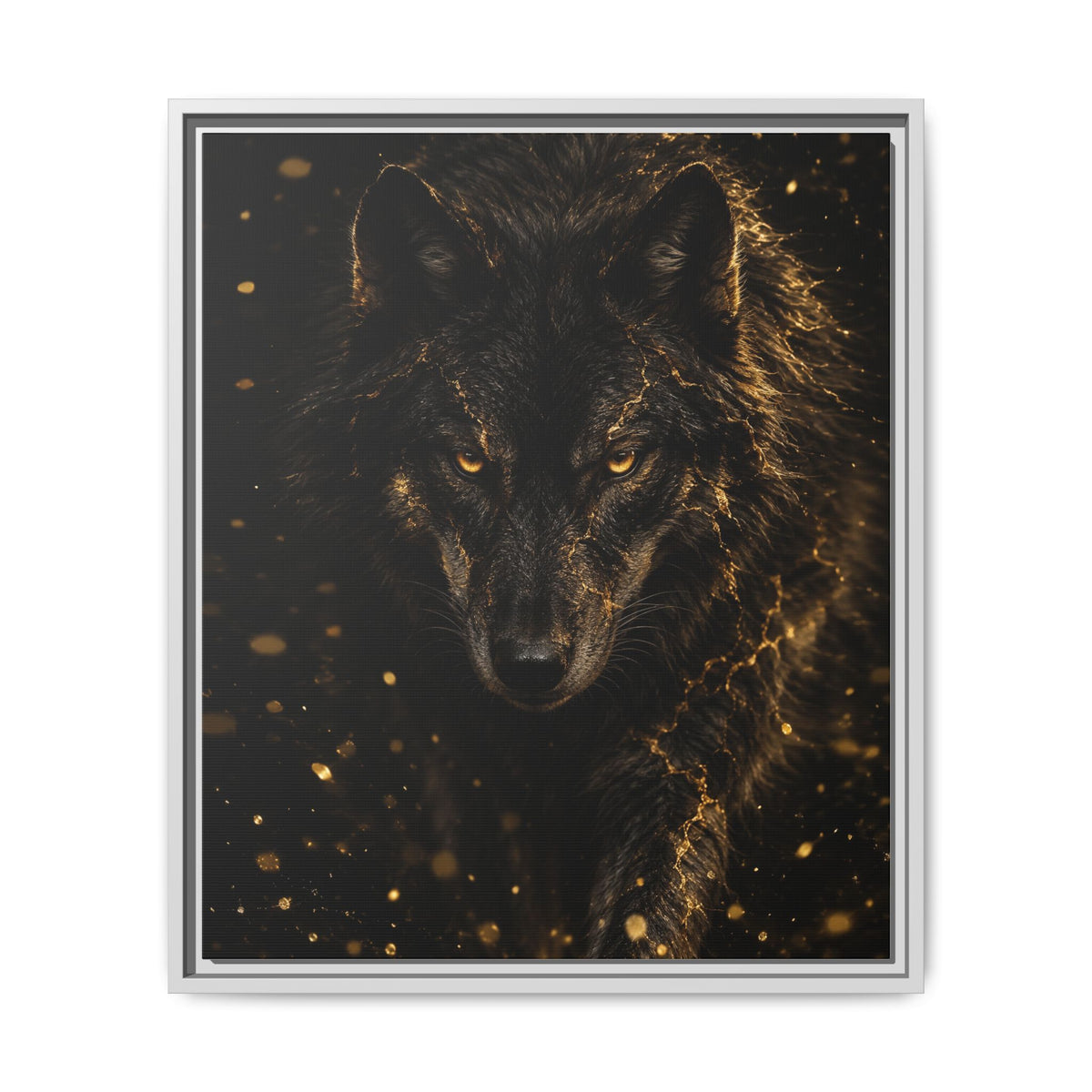 Lupus Aureus · Framed Canvas