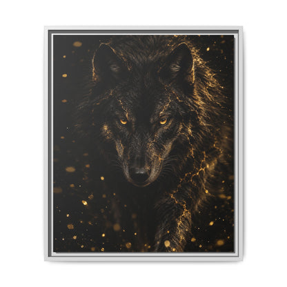 Lupus Aureus · Framed Canvas