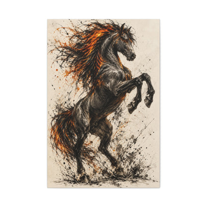 Equus Ignis · Frameless Canvas