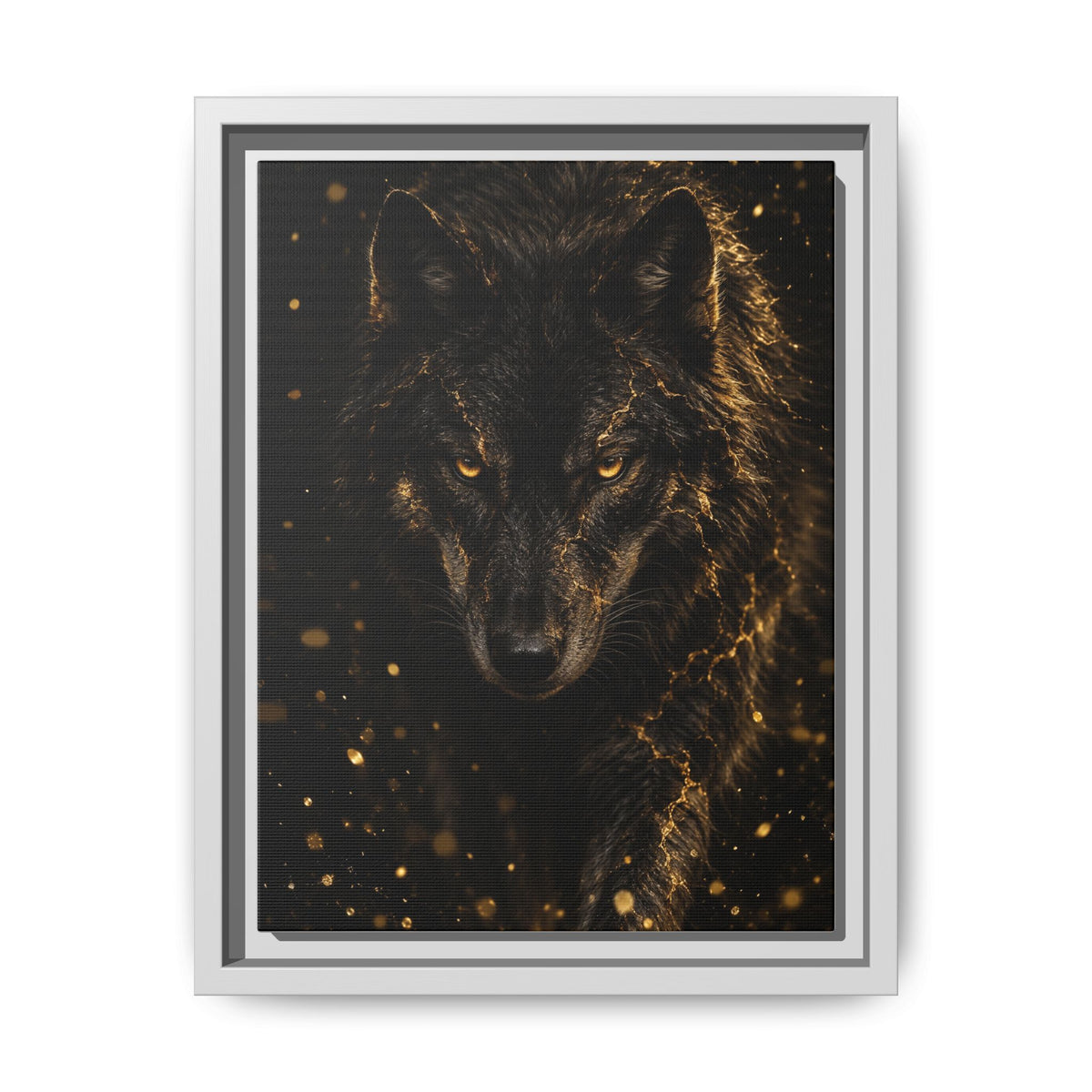 Lupus Aureus · Framed Canvas