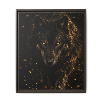 Lupus Aureus · Framed Canvas