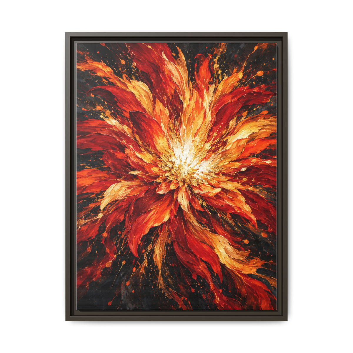 Phoenix Bloom · Framed Canvas