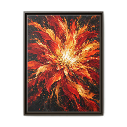 Phoenix Bloom · Framed Canvas