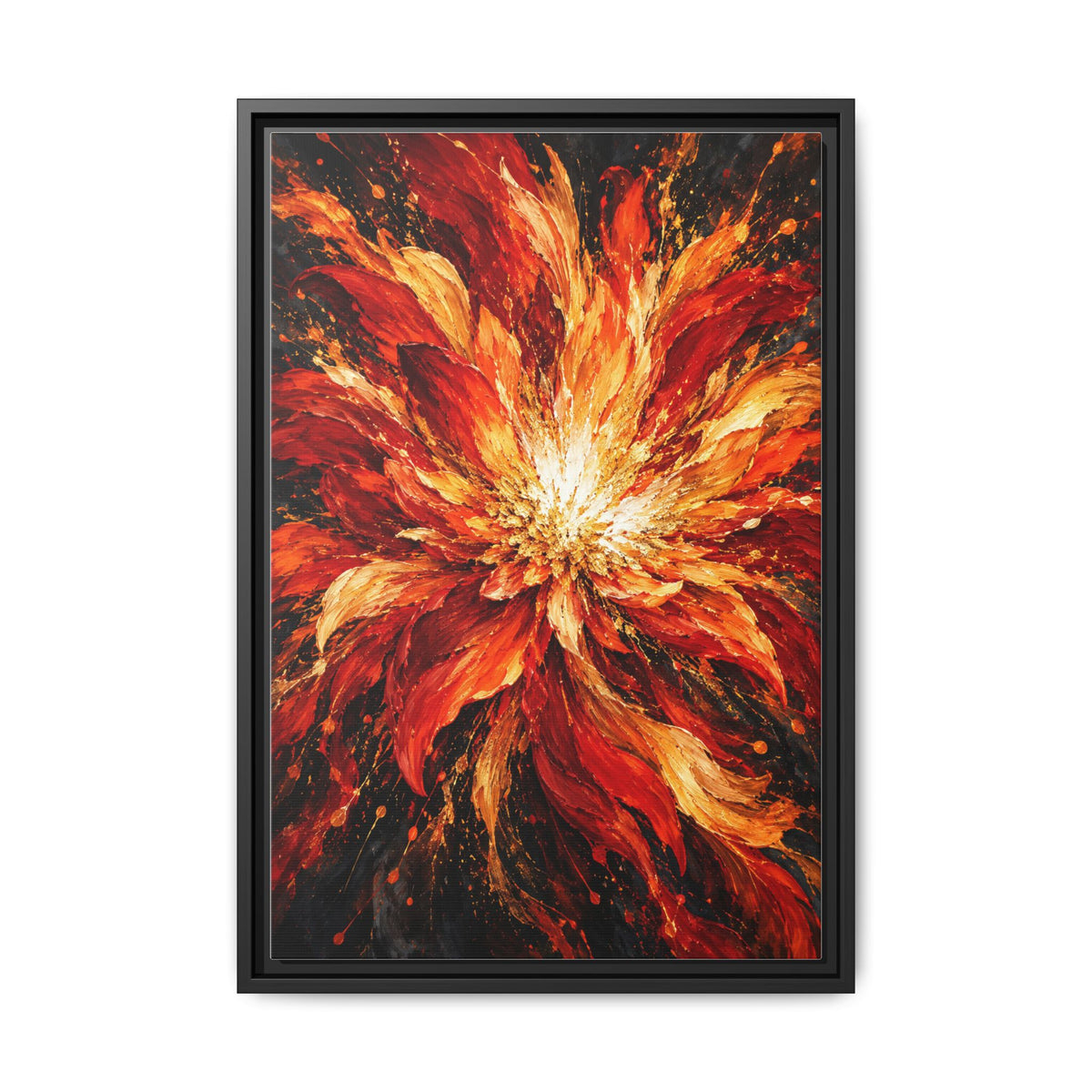 Phoenix Bloom · Framed Canvas